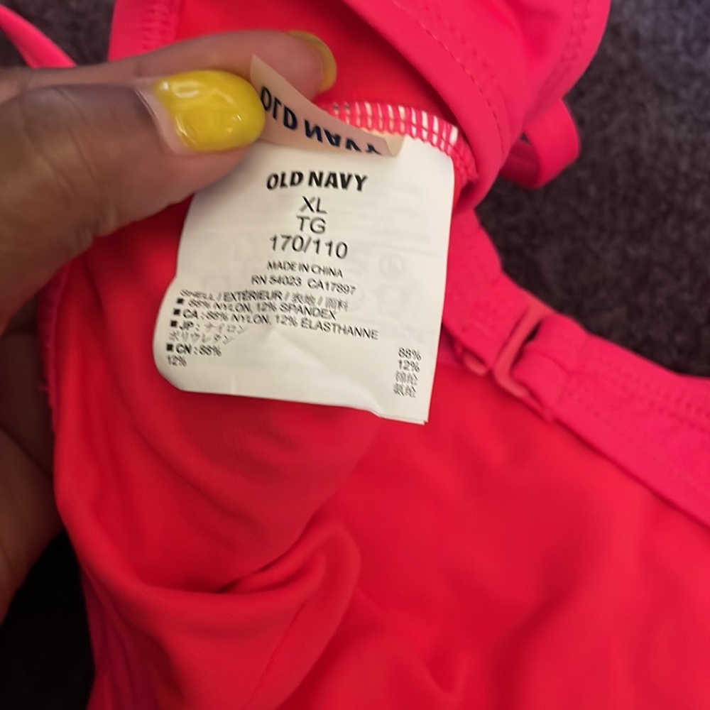 Coral Ruffle Bikini Top - Picture 6 of 6